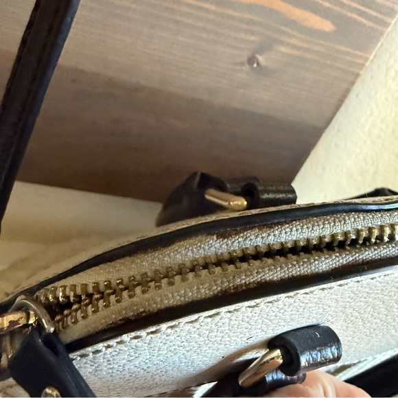 Kate Spade Grove Street Carli Rafia Straw Dome Crossbody Bag Handbag - Picture 10 of 16